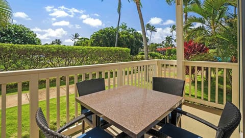 Regency at Poipu Kai #813 - Garden View Dining Lanai - Parrish Kauai
