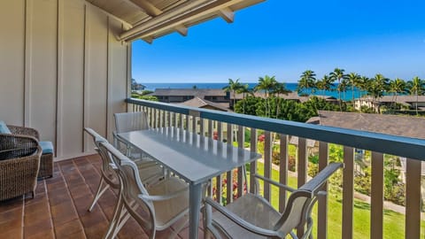 Nihi Kai Villas at Poipu #826 - Ocean View Dining & Seating Lanai - Parrish Kauai