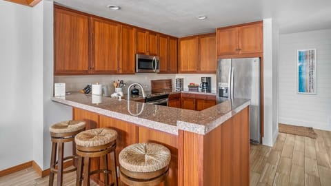 Poipu Kapili Resort #15 - Fully Equipped Kitchen & Breakfast Bar - Parrish Kauai.jpg