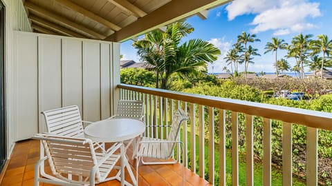Nihi Kai Villas at Poipu #704 - Ocean View Dining Lanai - Parrish Kauai