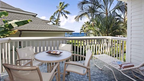 Poipu Kapili Resort #36 - Ocean View Dining Lanai View - Parrish Kauai
