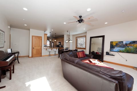 Main Living, Dining and Kitchen