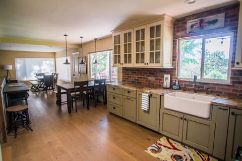 Farmhouse Style Kitchen Sink ads a nice touch