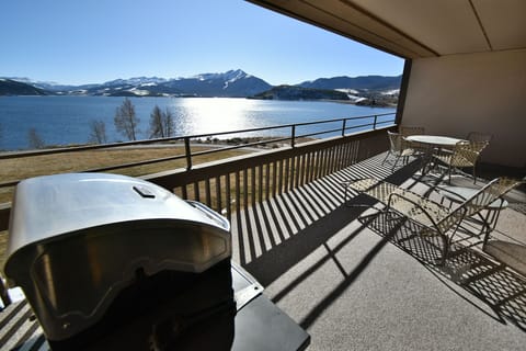 Deck with Patio Table. Grill has been removed. - Deck with Patio Table. Grill has been removed.