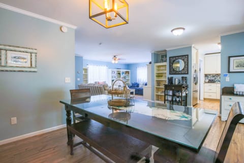 This beach house is very comfortable and welcoming.