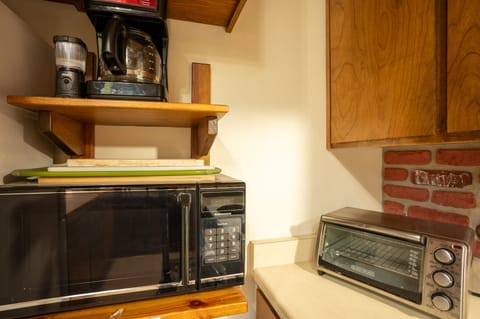 Microwave, toaster and coffee maker