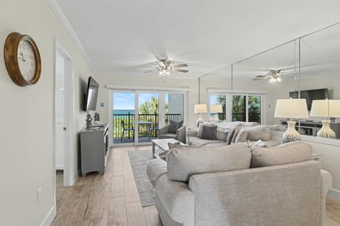 Comfy Living Room with Balcony Access