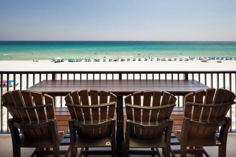 Balcony view - Patiently waiting for you to kick your feet up and soak up the sun.