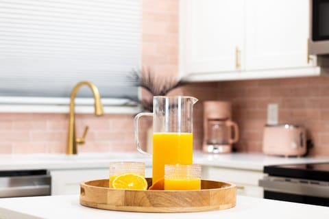 Drink orange juice to start the day!