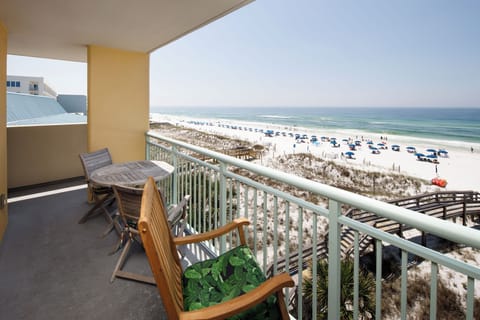 Stylish yet comfy balcony furniture - Just miles of breathtaking views