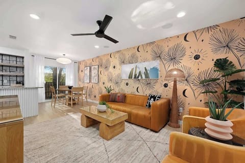 Unit B - Open floor plan throughout the downstairs.