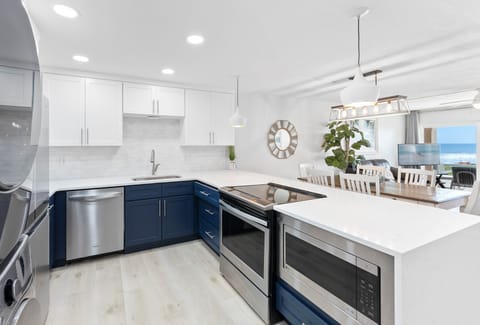 Sleek and modern kitchen with high-end appliances