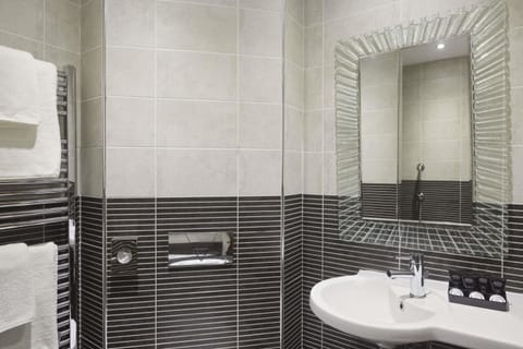 Free toiletries, hair dryer, towels