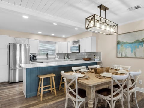 Kitchen and dining area