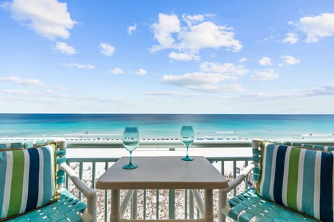 Beautiful, coastal, classy, PI 611 truly has EVERYTHING - Stunning views of the Emerald Coast right from your private balcony. You are directly on the Gulf of Mexico.