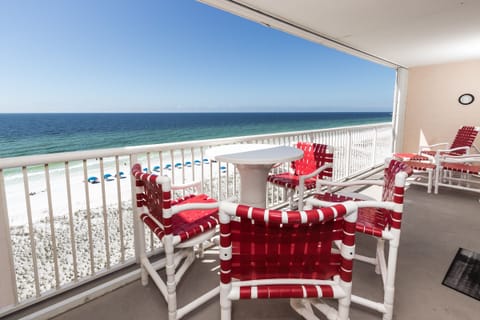 Balcony - TOP FLOOR views. Spacious balcony for everyone to enjoy.