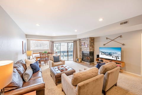 Bright & Spacious Living Room, Oversized Leather Sleeper Sofa, 2 Oversized Loveseats, New Carpet, Large Private Deck, Fireplace, HDTV