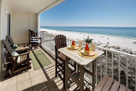 Balcony Views - Just miles and miles of sugar sand beaches and crystal clear waters.