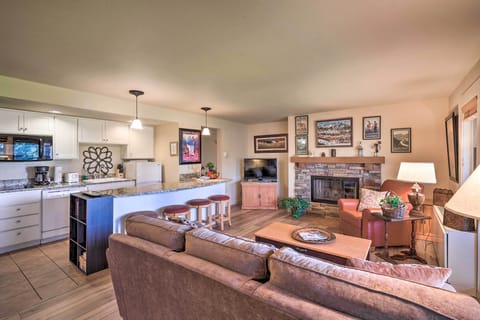 Bend Vacation Rental Condo | 1BR | 1BA | 680 Sq Ft | Stairs Required to Access