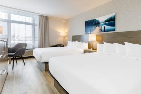 Standard Room, 2 Queen Beds | Desk, blackout drapes, soundproofing, iron/ironing board