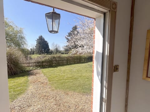 View from front door over paddocks