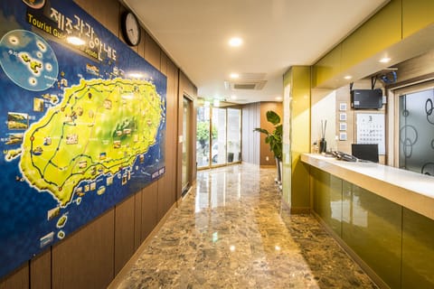 Interior entrance