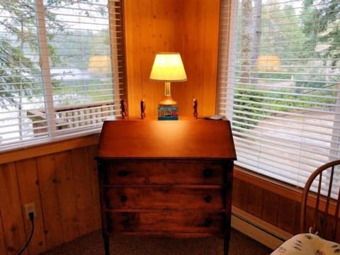 desk in primary bedroom