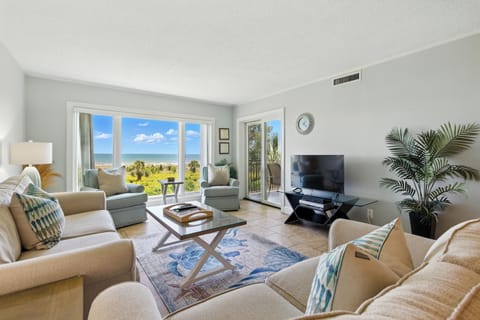 Living Room with Flat Screen TV