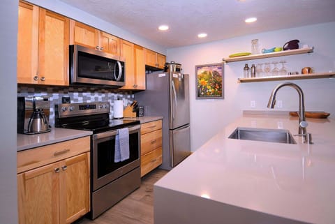 Galley style kitchen