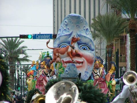 Perfect location during  all of Carnival Season