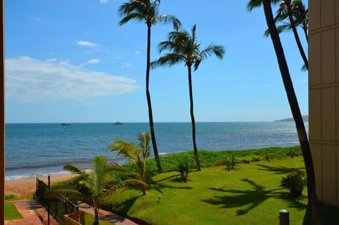 View from your private lanai - less than a 60-second walk from your door to the beach!