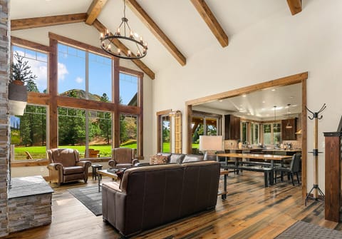 Three Pines Lodge at Tipple Hill - Beautiful views from the open concept great room!