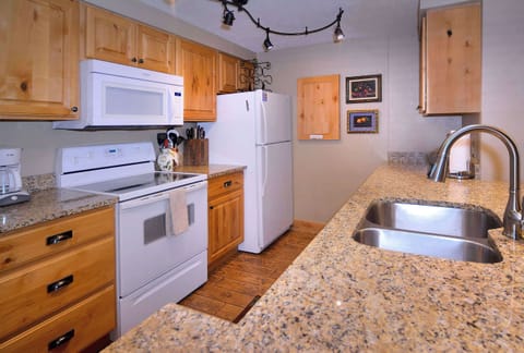 Fully stocked kitchen