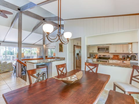 Dining/Kitchen/Living area