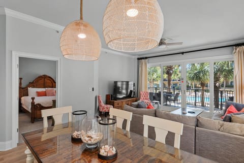 Dining to living room