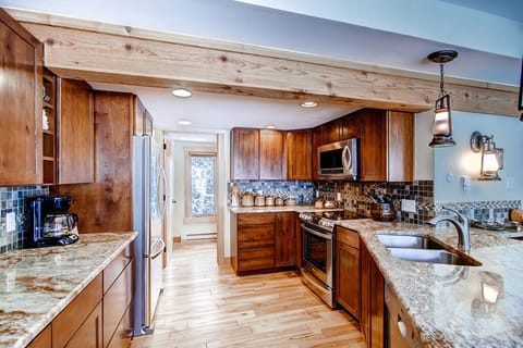 Additional view of the spacious cozy kitchen - 4 O'Clock Lodge D26 Breckenridge Vacation Rental