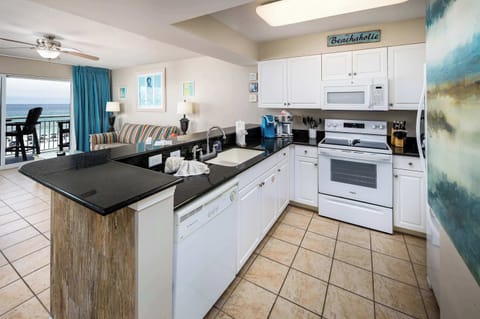 Fully stocked kitchen