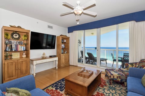 Silver Beach Towers East 1206 - Living Area with Balcony Access