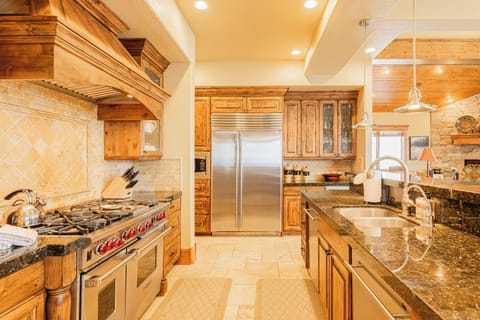 High-end Wolf Stainless Steel Appliances, including two dishwashers.