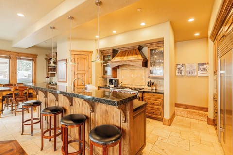 Bar top seating for 4