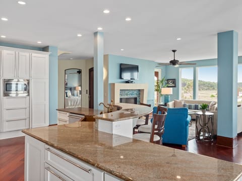 Kitchen to Living Area