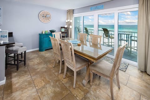 Beach front dining