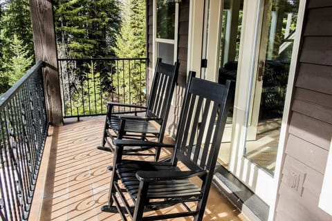Balcony with Lake Views