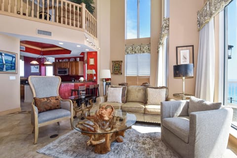 Silver Beach Towers East Penthouse 1701 - Living Area