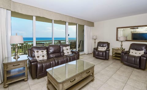 Silver Shells St. Croix 601 - Living Area with Balcony Access