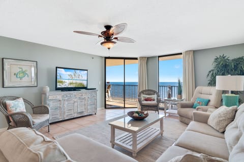 Spacious Living Room with Balcony Access