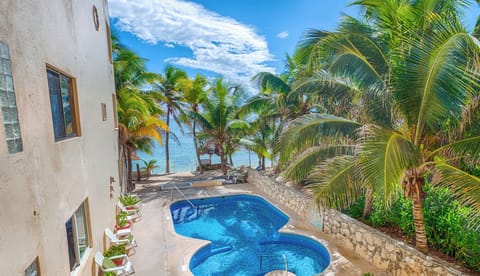 Pool and Ocean View from the Balcony