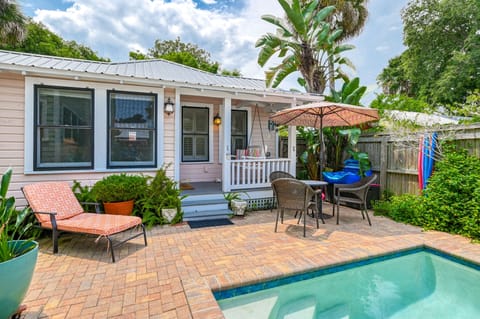 Restored Cottage Circa 1875 with heated saline pool.