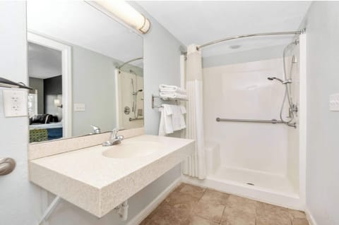 Free toiletries, hair dryer, towels, soap