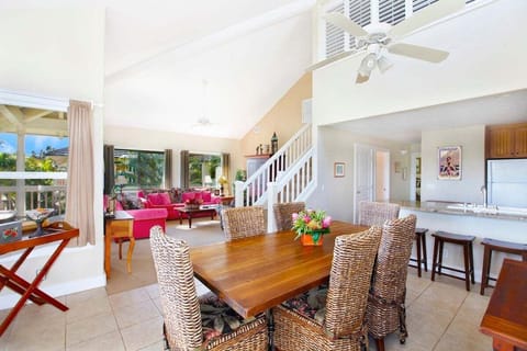 Open Dining Kitchen Living Room
